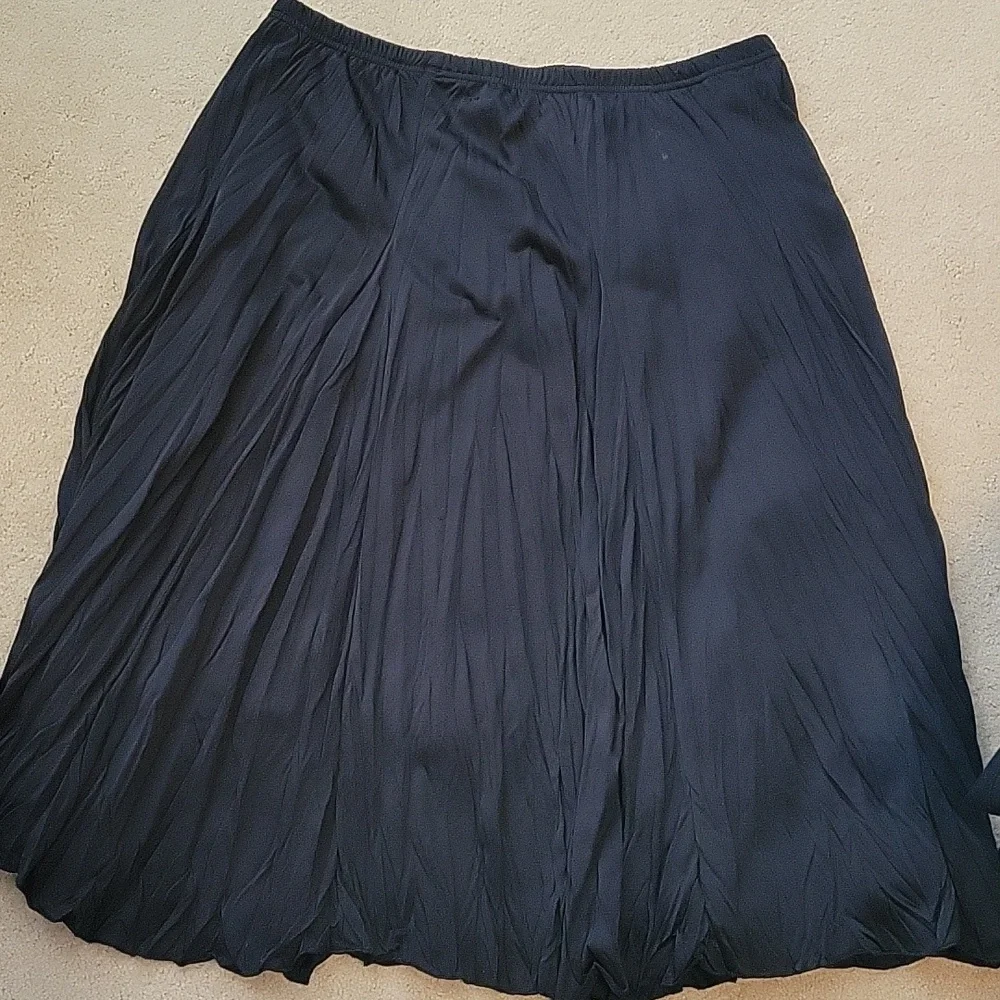 New Directions Skirt Black Large Full Boho - Picture 4 of 4